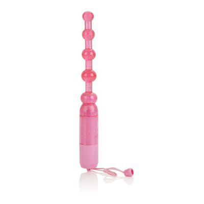 Waterproof Vibrating Pleasure Beads Pink
