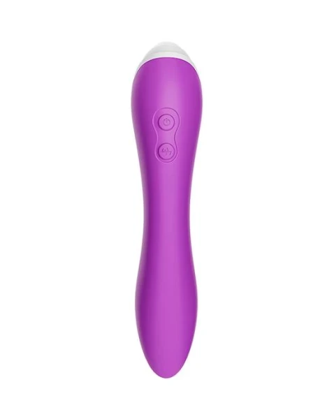 Liesel Licking G-spot Vibrator - Purple - 7.5 Inch