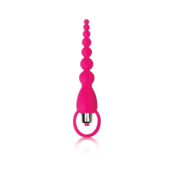 Booty Bliss Vibrating Anal Beads Pink