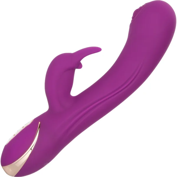 Jack Rabbit Signature Silicone Thumping Rabbit Dual Stimulation Vibrator by CalExotics