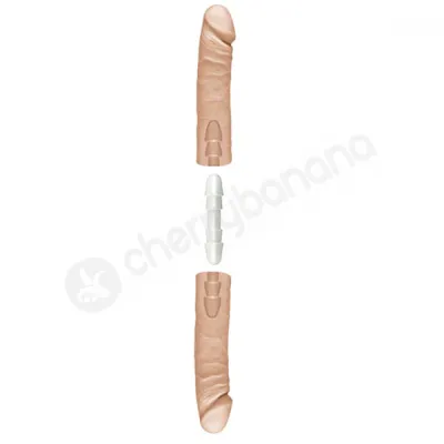 The Double D 16 Inch Flesh Dildo