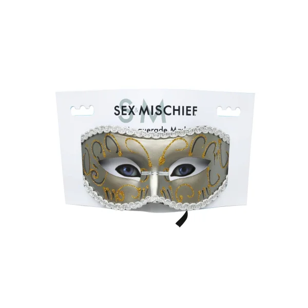 Sex and Mischief masquerade mask