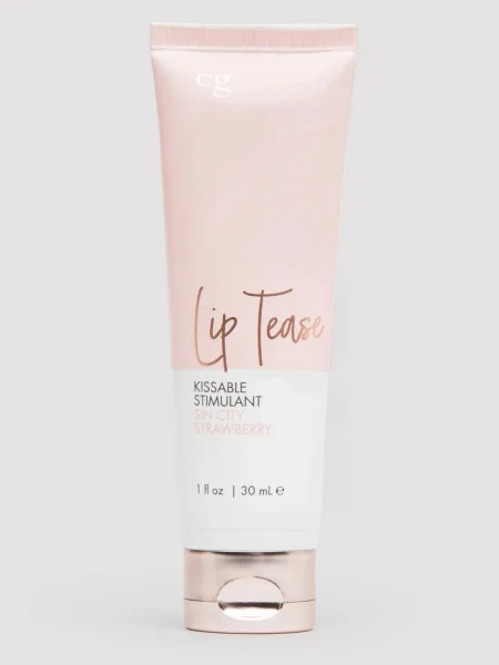 CG Lip Tease Sin City Strawberry Flavored Kissable Stimulant 1.0 fl oz