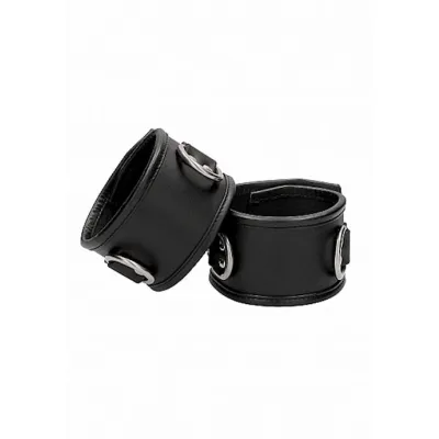Restraint Ankle Cuff With Padlock Black Black