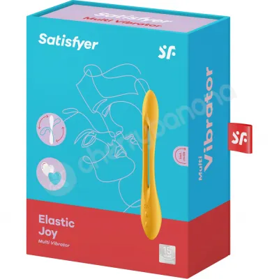 Satisfyer Elastic Joy Yellow Bendable Couples Versatile Vibrator