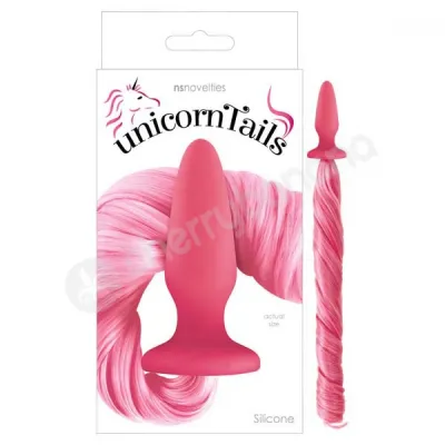 Unicorn Tails Pink Pony Tail Butt Plug