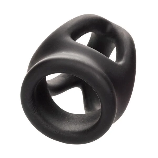 CalExotics Alpha Liquid Silicone Dual Cage & Cock Ring