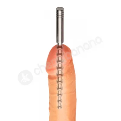 Master Series Stainless Steel Beaded Urethral Plug