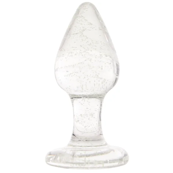 Ouch! Glow In The Dark Glass Butt Plug
