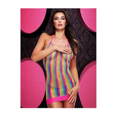 Rainbow Lace Mini Dress Rainbow O s