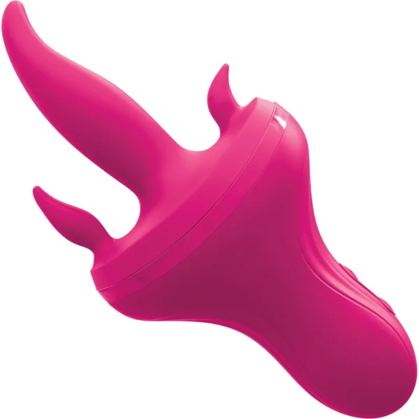 3Some Holey Trinity Triple Tongue Rechargeable Remote Controlled Silicone Vibrator