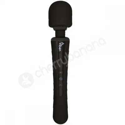 Viben Obsession Black 8 Function Powerful Vibrating Wand