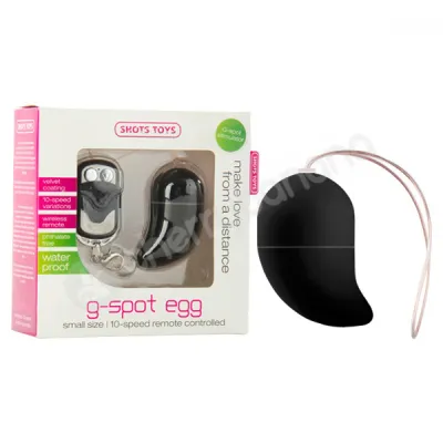 Shots Toys Black Small G spot Egg Vibrator