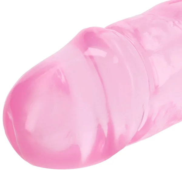 RealRock Crystal Clear Jelly 13 Inch Double Dildo