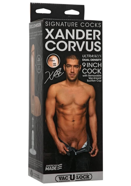 Signature Cocks - Xander Corvus - 9" ULTRASKYN™ Cock with Removable Vac-U-Lock™ Suction Cup