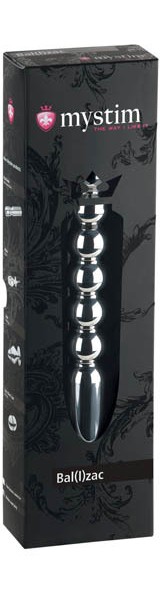 Mystim Bal(l)zac Aluminium 25 cm Dong with E-Stim
