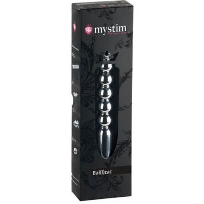 Mystim Bal l zac Aluminium 25 cm Dong with E Stim