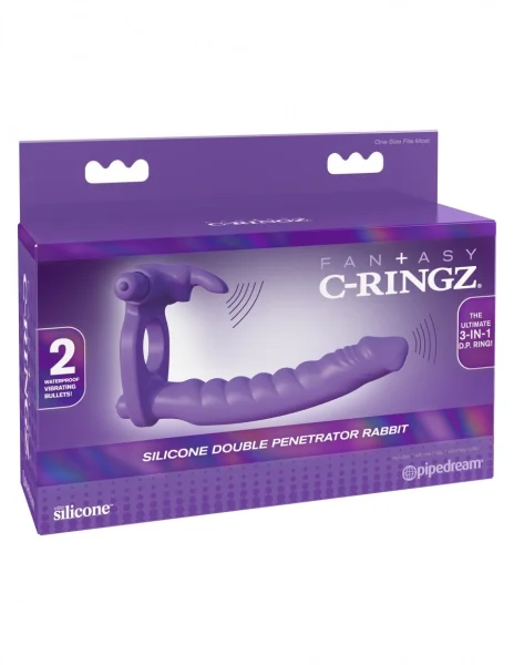 FCR - Silicone Double Pene Rabbit — image 4 of 6