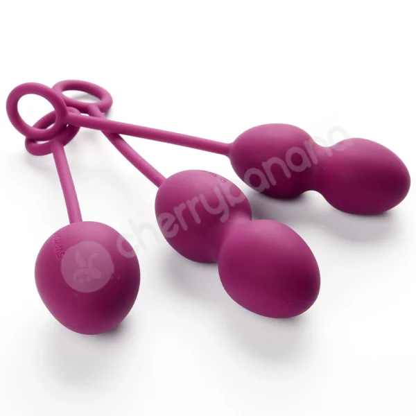 Svakom Nova Purple Silicone Kegel Exercise Balls 3pk