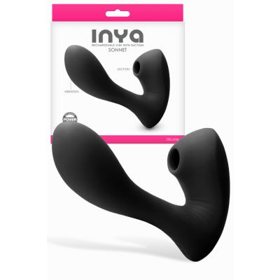nsnovelties Sonnet G Spot Vibrator with Clitoral Suction