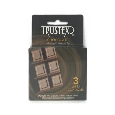 Trustex Chocolate Flavoured Condoms 3 Pack 3