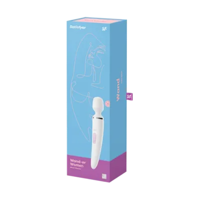 Satisfyer Wand er Woman White Chrome