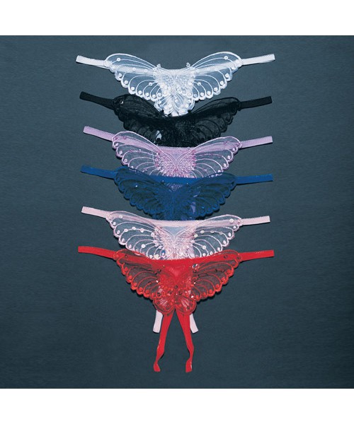 Butterfly crotchless panty
