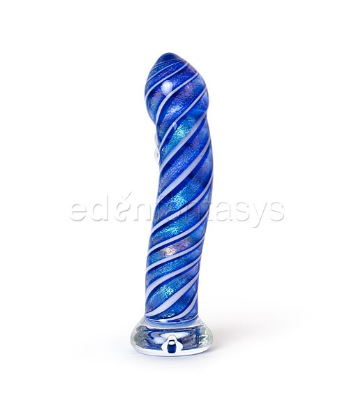 Dichroic glass dildo