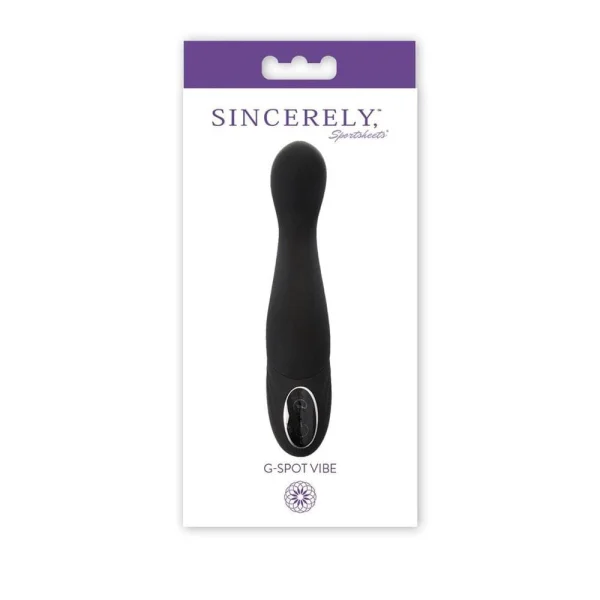 Sincerely G-Spot Vibe-Black