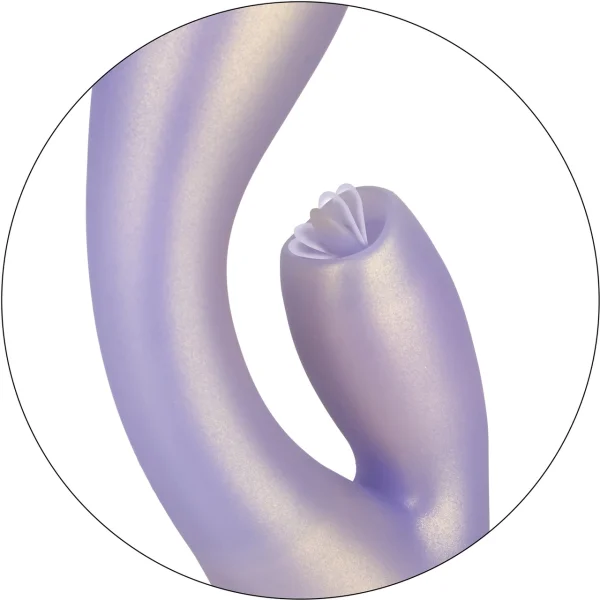 G-Love G-Kiss Silicone Rechargeable Waterproof Dual Stimulation Vibrator By CalExotics