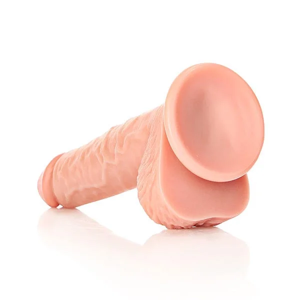 Realrock 8-inch Straight Realistic Dildo with Balls