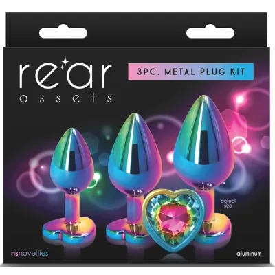 Jeweled Heart Anal Trainer Kit