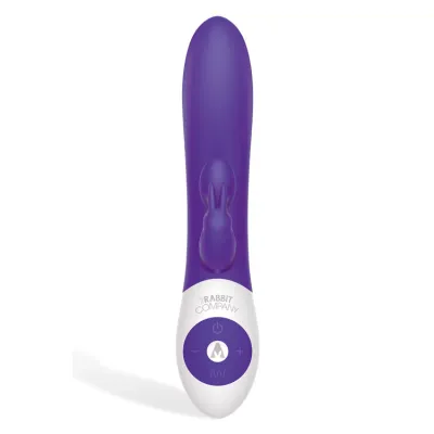 The Rabbit Company Kissing 8 Silicone Rabbit Vibrator with Clitoral Suction