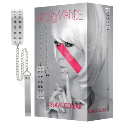 Bad Romance Translucent Slave Collar With Metal Nails