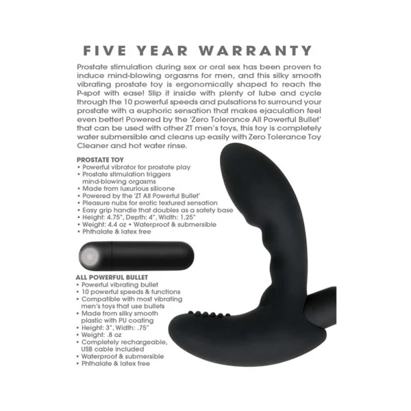 Zero Tolerance Eternal P-spot Black — image 6 of 9