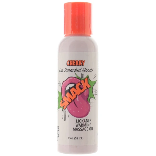 Smack Warming Massage Oil 2oz/59ml in Cherry