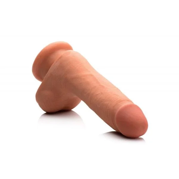 7 Inches Ultra Real Dual Layer Dildo Beige