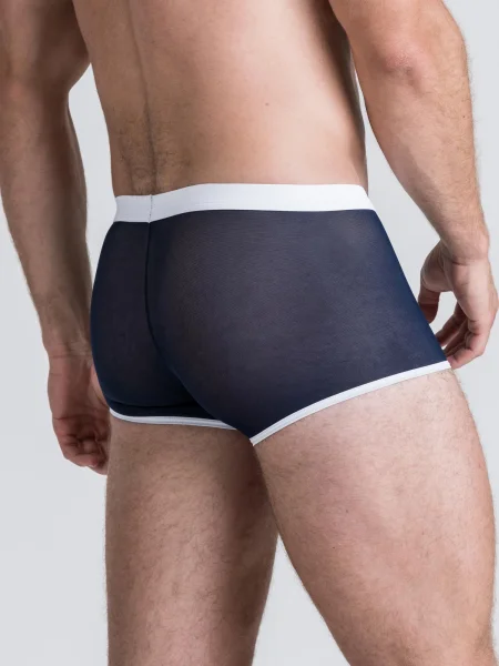 LHM Navy Mesh Boxer Shorts
