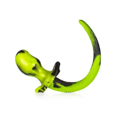 Puppy Tail Buttplug Mastiff 5 Inch Yellow black X large