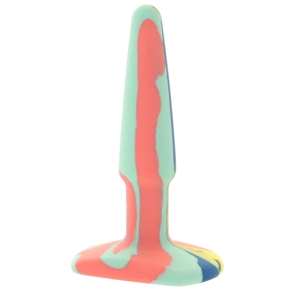 A-Play Groovy Silicone 4" Anal Plug By Doc Johnson - Sunrise — image 4 of 15