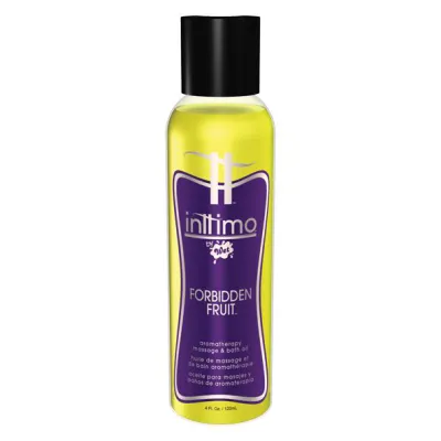 Wet Inttimo Aromatherapy Massage And Bath Oil Forbidden Fruit 4 Ounce