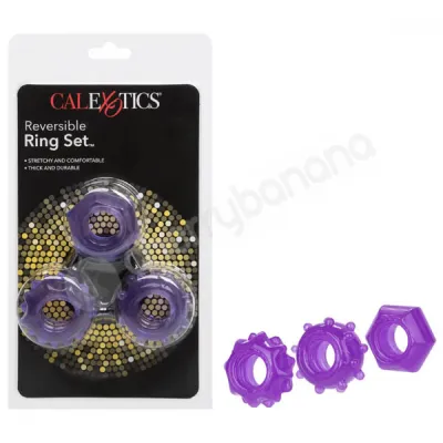 Reversible Purple Ring Set