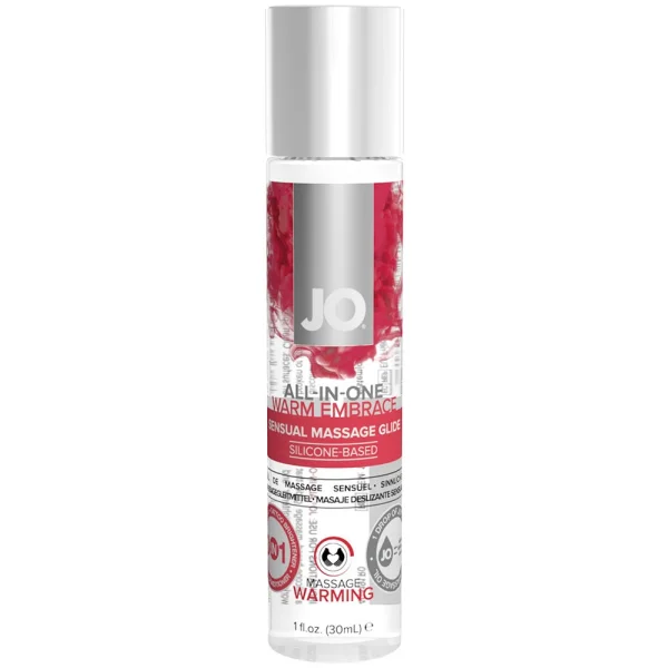 System Jo All-in-One Warming Massage Silicone-Based Lube | 1oz