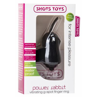 Power Rabbit Black Mini Bullet Vibrator