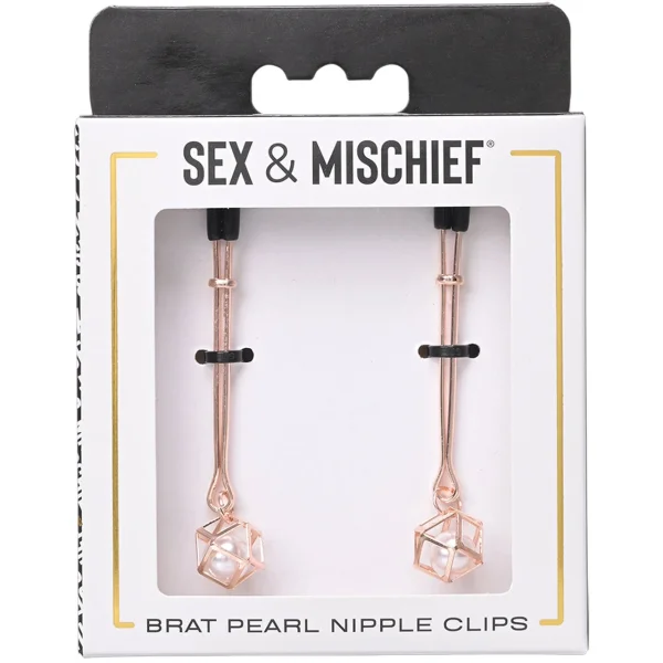 Sportsheets Brat Pearl Nipple Clips