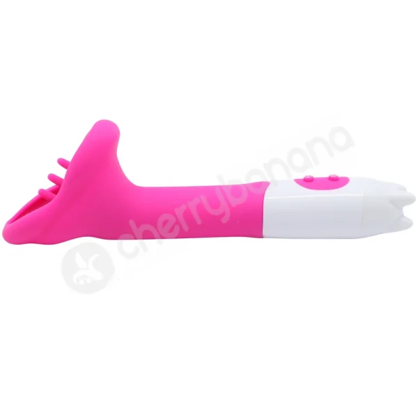 Cherry Banana Pink 10 Speed Fluttering Vulva Vibrator
