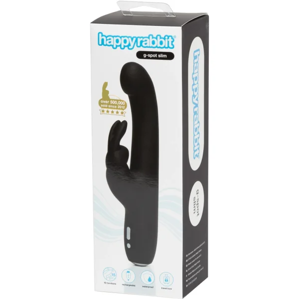 Happy Rabbit Slimline G-spot Black