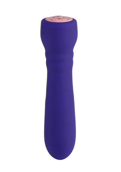 Booster Bullet Rechargeable Waterproof 20 Function Mini Vibrator By FemmeFunn - Dark Fuchsia