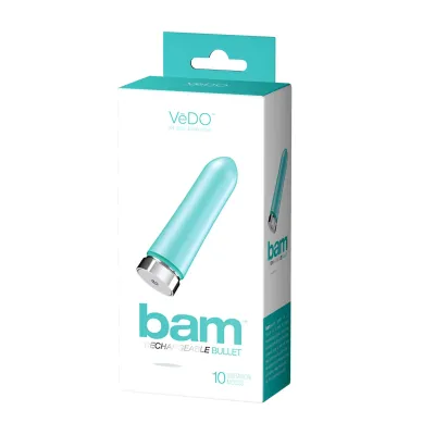 Bam Rechargeable Bullet Tease Me Turquoise