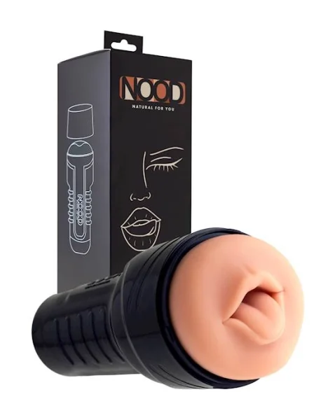 Nood Mouth Masturbator In Casing - 8.5 Inch